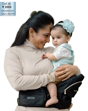 Baby Carrier with Hip Seat | Black Gold | Butt Baby®