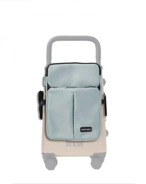 Convertible Travel Backpack | Butt Baby® Sit & Go Jacket Bag - Blue