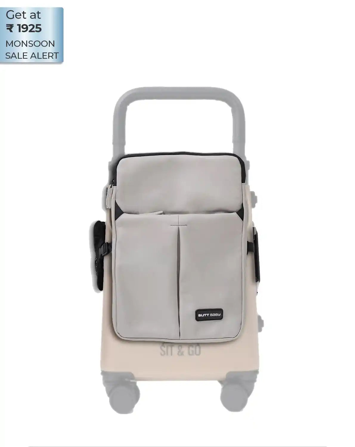 convertible travel jacket bag backpack with suitcase attachment for carrying electronics documents and travel essentials colour grey buttbaby