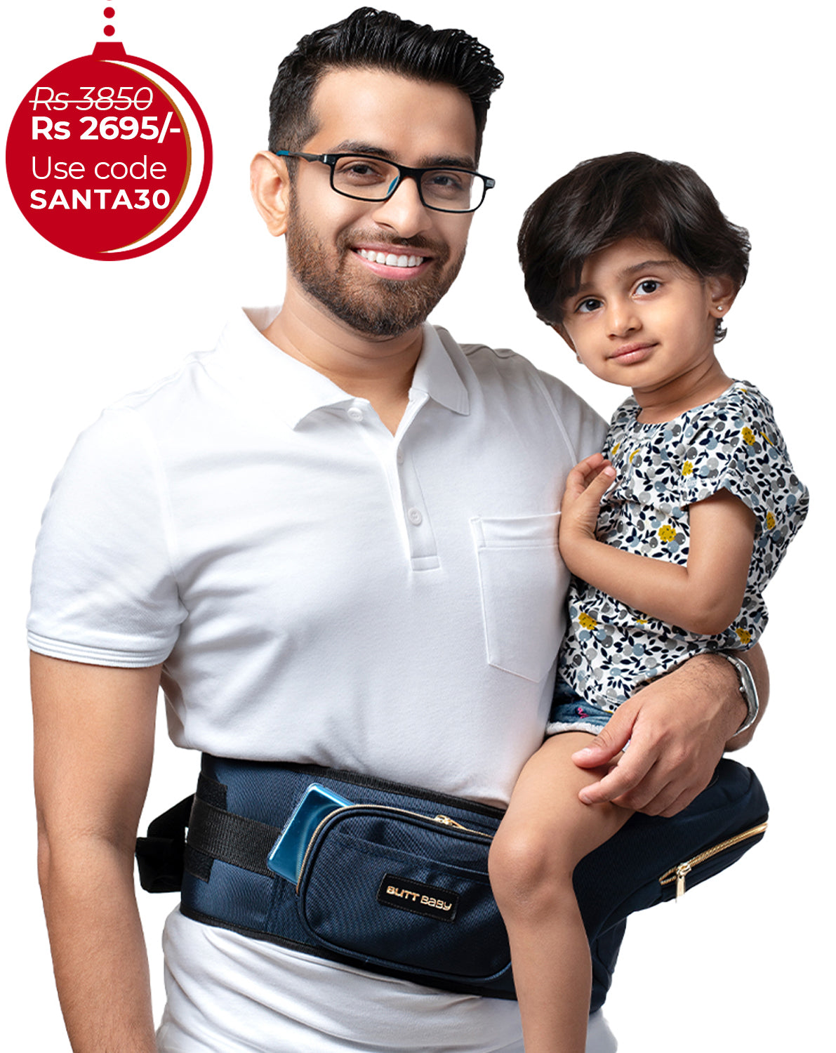 Baby Waist Carrier Navy Blue Baby Hip Carrier Waist Seat Butt Baby