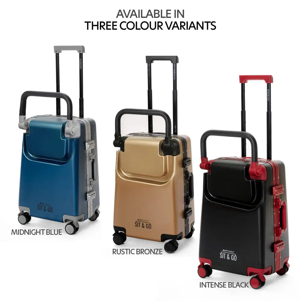 kids ride on suitcase cabin trolley baby carrier for smooth and comfortable travel use comes with multi colour butt baby collection