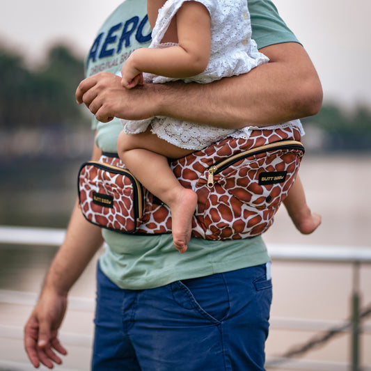 Baby Carrier makes a comfortable trip for both Mom and Baby