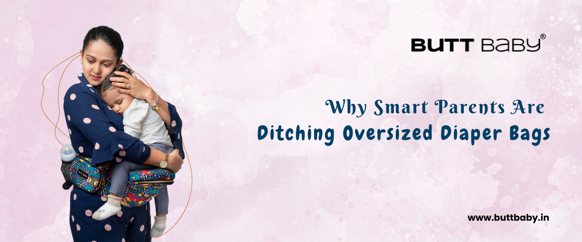 The Diaper Bag Struggle Is Real Unless You Use A Baby Carrier