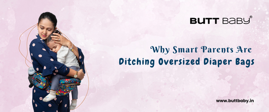 The Diaper Bag Struggle Is Real Unless You Use A Baby Carrier