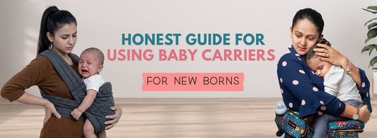 Newborn baby carrier closing, bonding moment (Butt Baby)