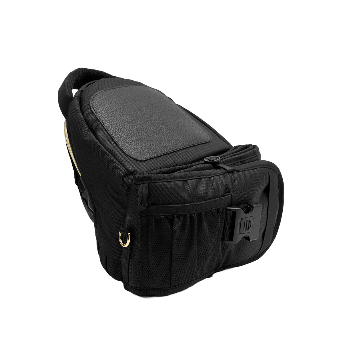 Black Gold Baby Carrier with Hip Seat