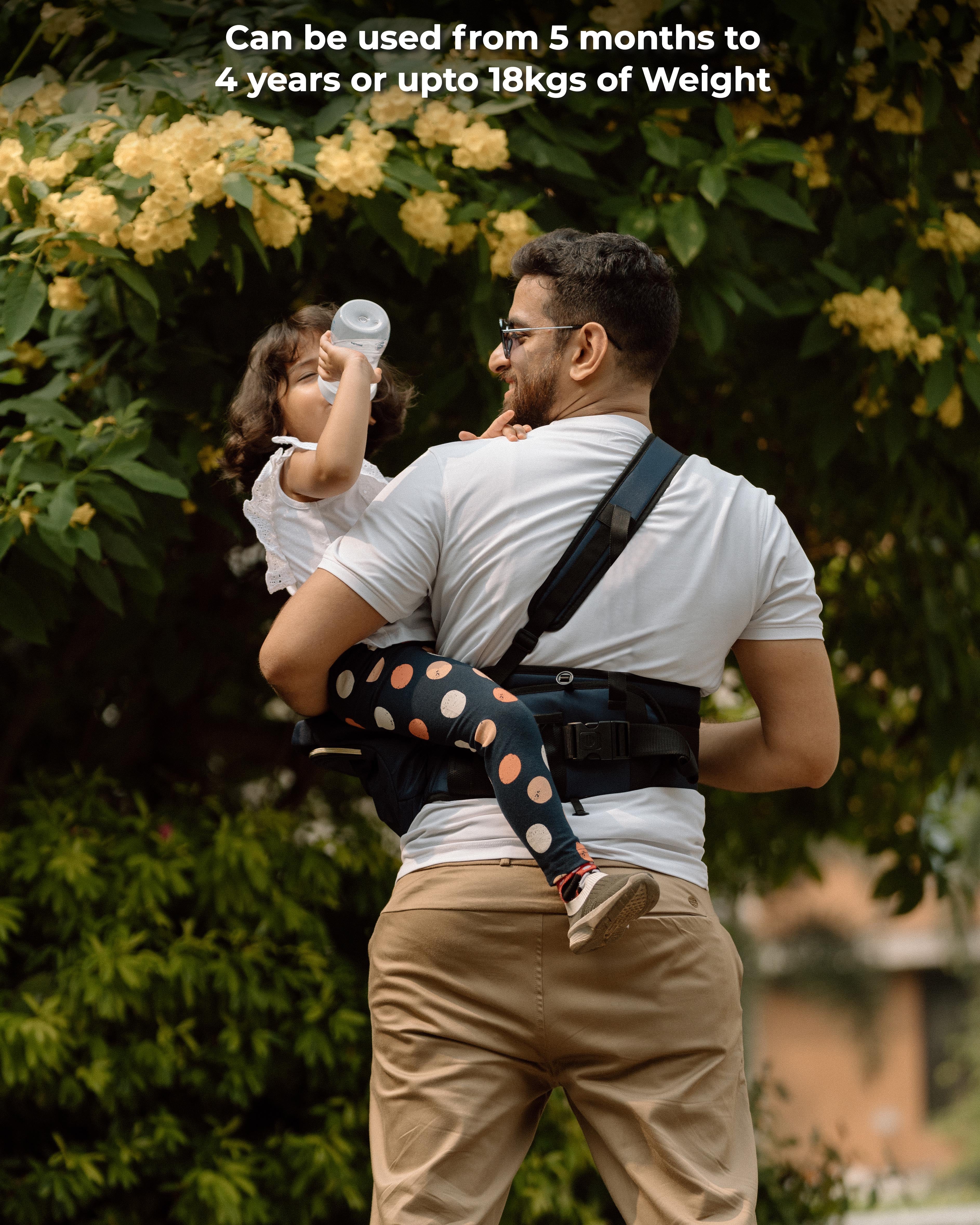 Baby Waist Carrier Navy Blue Baby Hip Carrier Waist Seat Butt Baby