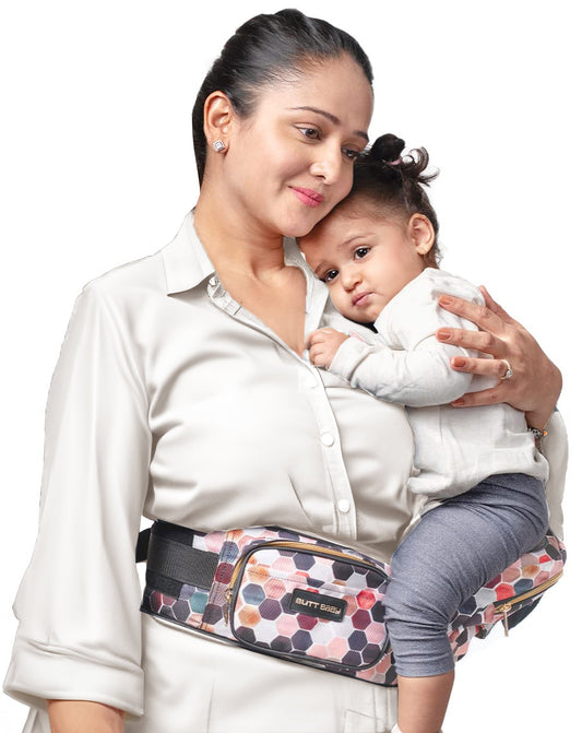 Honeycomb Baby Carrier with Hip Seat