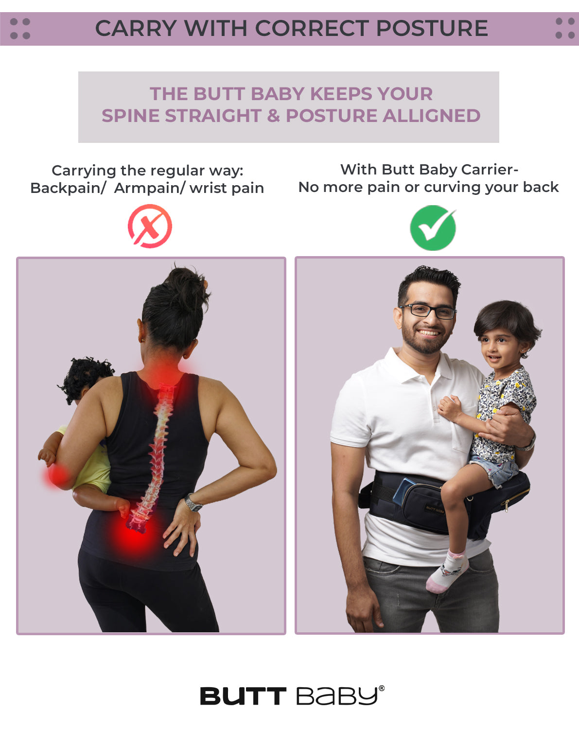 Carry With Correct Posture 