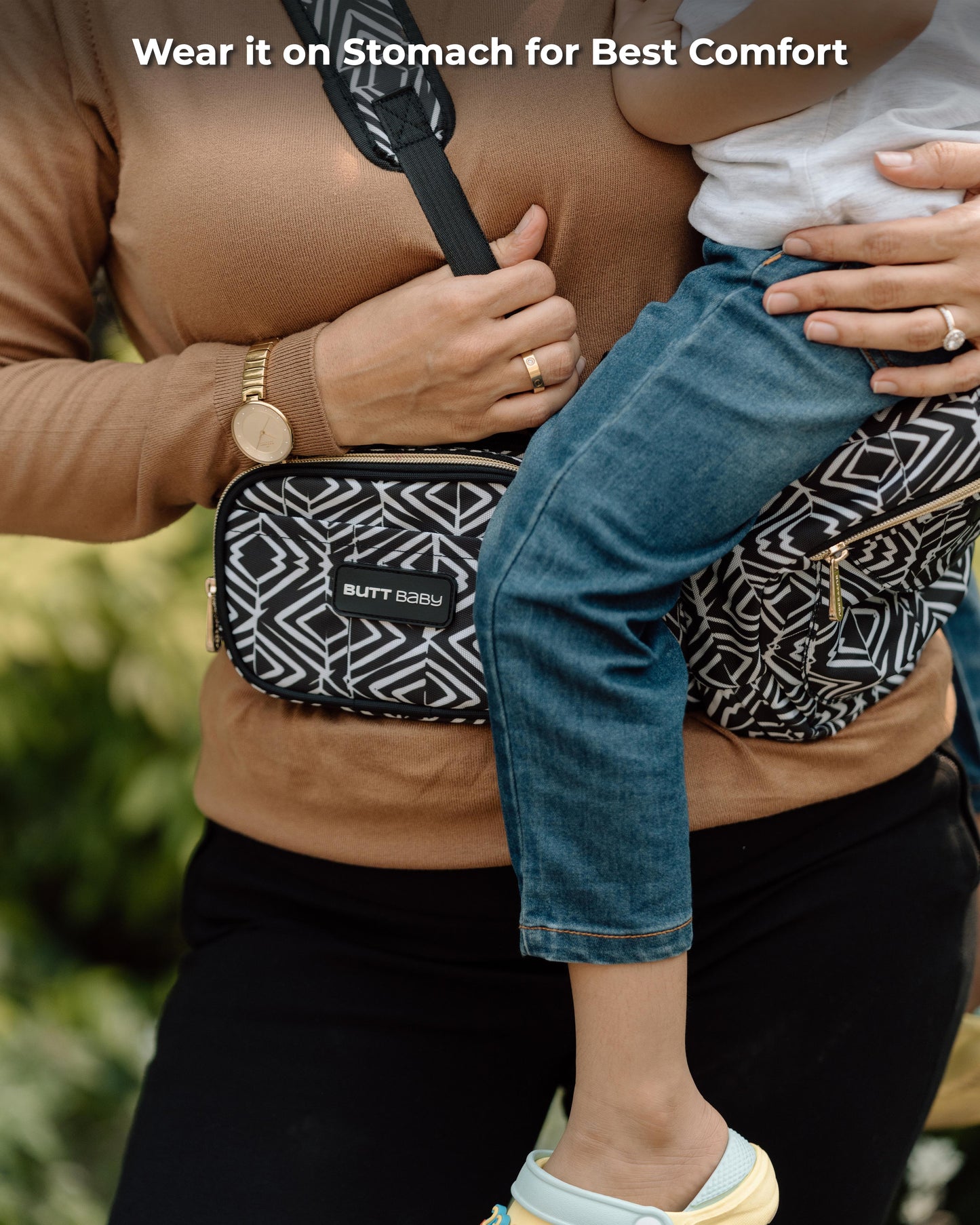 Tribal Route Baby Carrier with Hip Seat