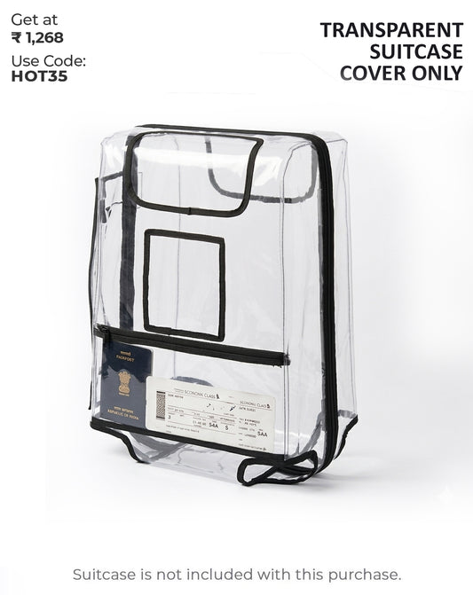 Butt Baby transparent PVC luggage dust cover