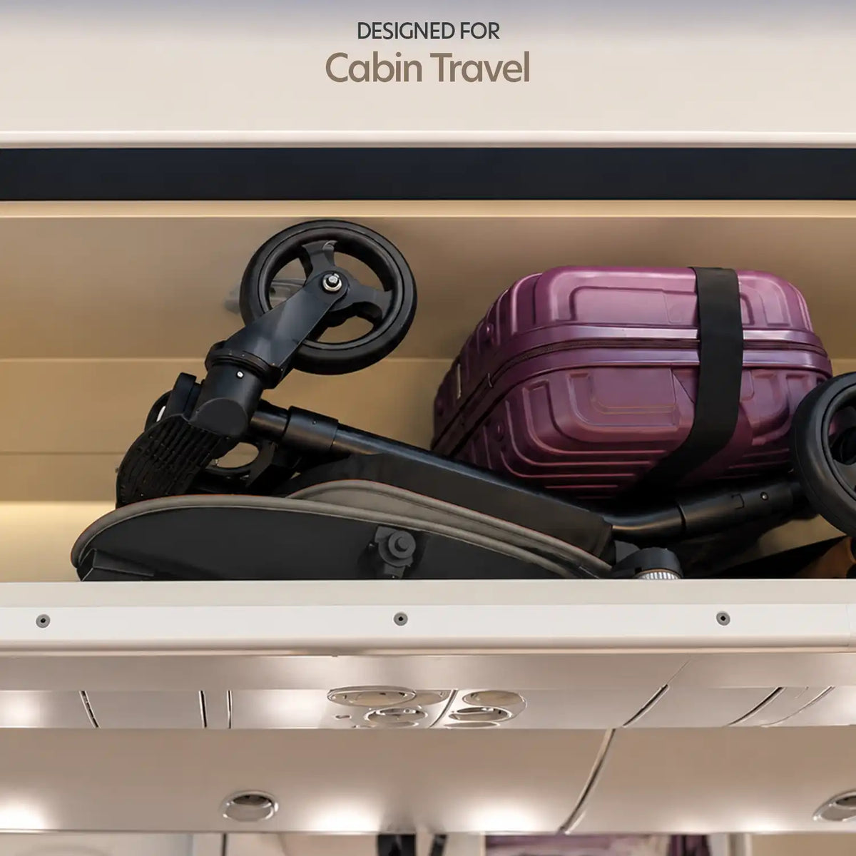 Big & Small Kids Travel Stroller to Scooter | Ivory Creme | Butt Baby Get Going®