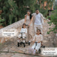 Big & Small Kids Travel Stroller to Scooter | Ivory Creme | Butt Baby Get Going®