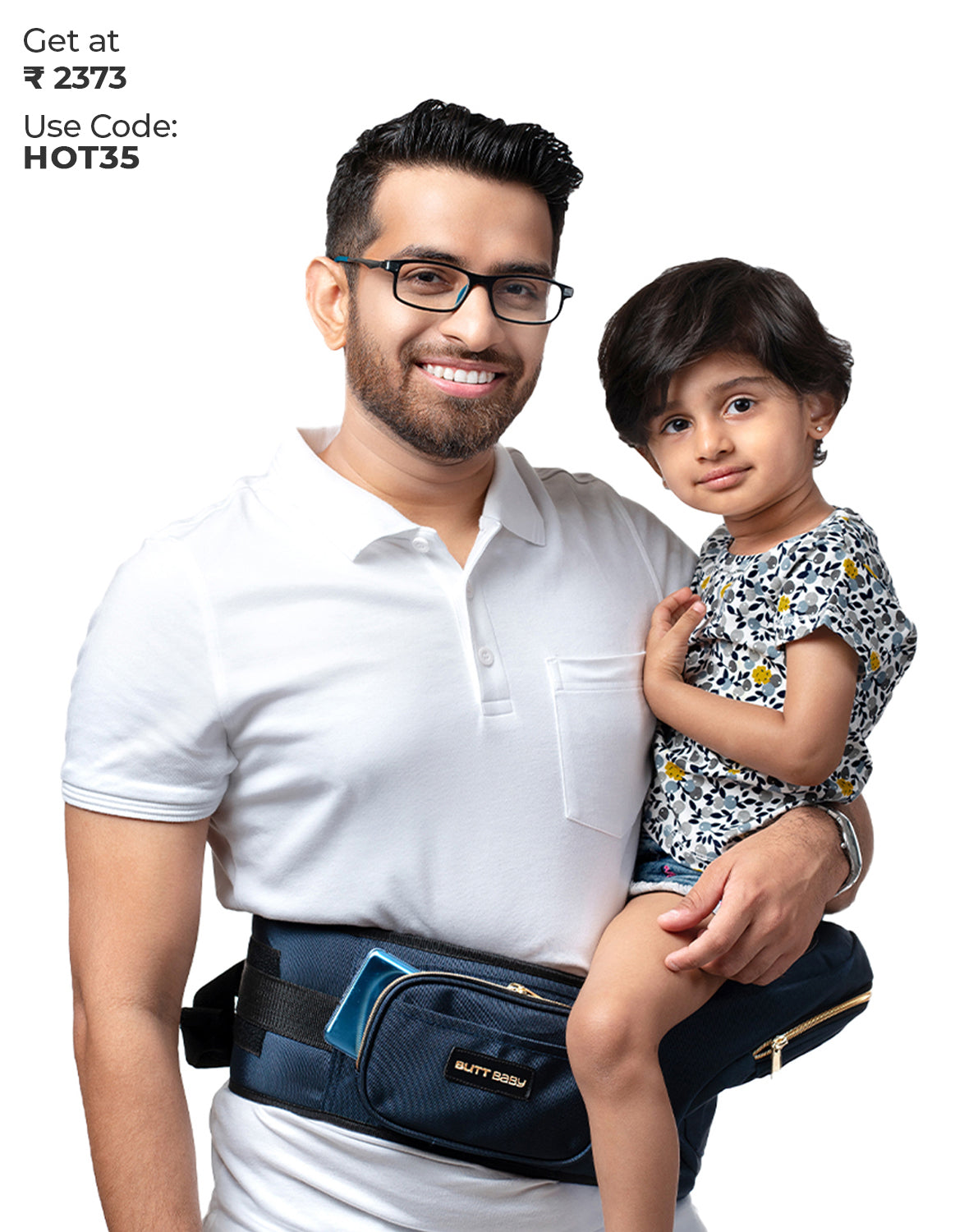 Butt Baby Navy Baby Carrier Hip Seat