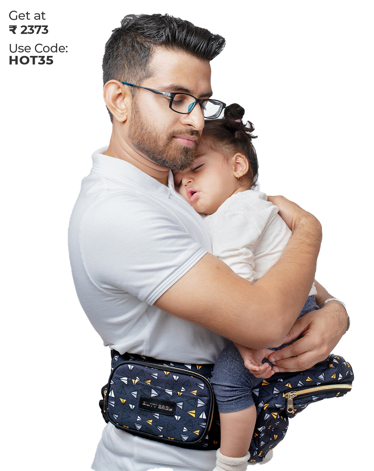 Butt Baby hip seat baby carrier. 