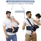 Navy Baby Carriers with Hip Seat