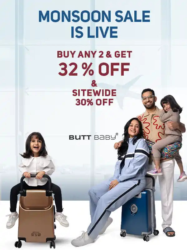 baby carrier hip seat  and cabin luggage baby carrier from buttbaby sit and go collection