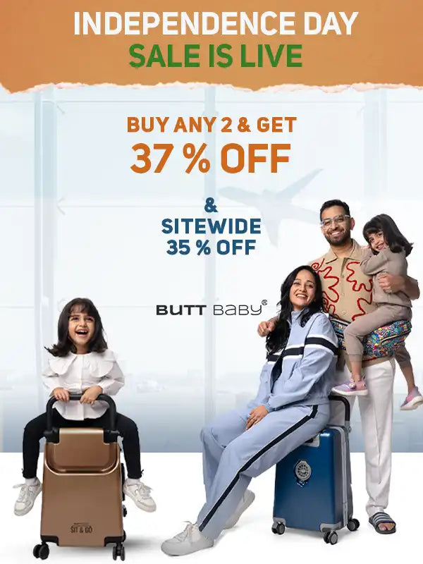 baby carrier hip seat  and cabin luggage baby carrier from buttbaby sit and go collection