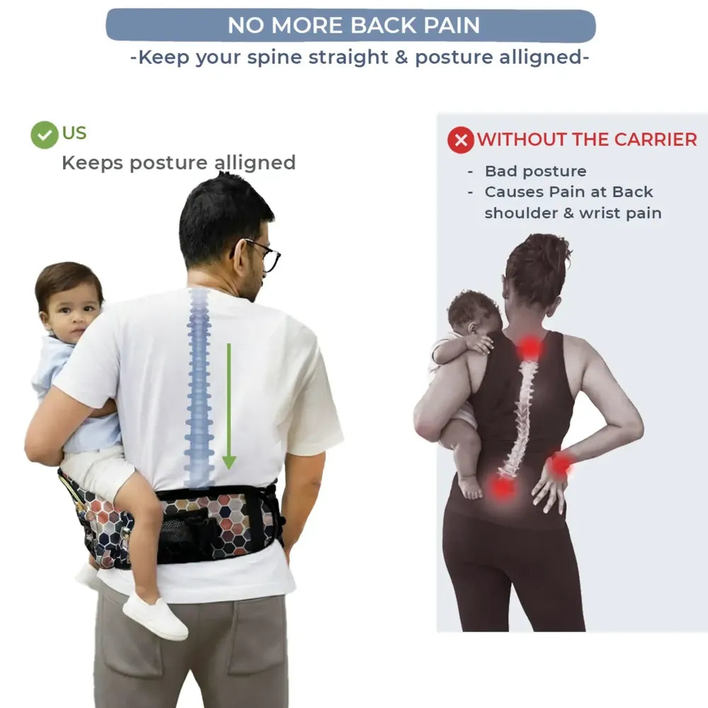 combing for for spine Leader Carbon Comb - #285 Shoulder Best Back Baby Carrier