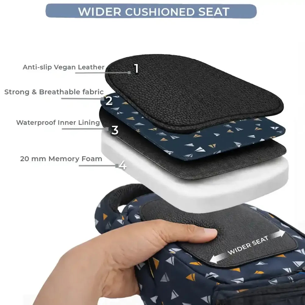 Airplanes Baby Carrier with Hip Seat