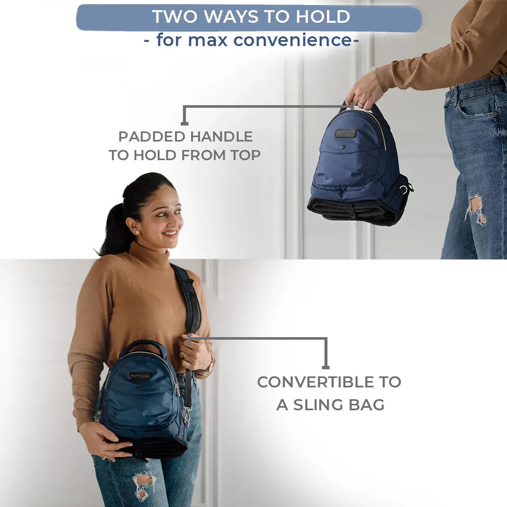 Navy Baby Carriers with Hip Seat