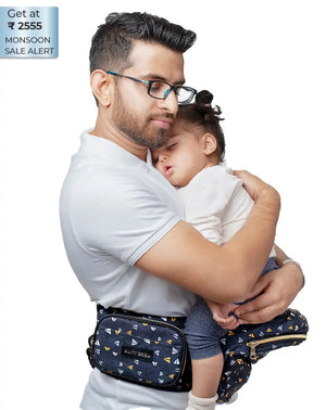 Baby Carrier with Hip Seat | Airplanes | Butt Baby®