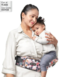Infant Carry Bag Best Baby Carrier for Safe and Comfortable Baby Travel | Honeycomb Baby Carrier with Hip Seat Butt Baby