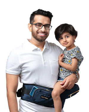 Baby Carrier with Hip Seat | Navy | Butt Baby®