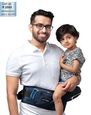 Baby Carrier with Hip Seat | Navy | Butt Baby®