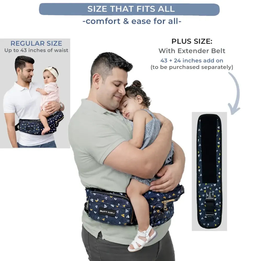Airplanes Baby Carrier with Hip Seat