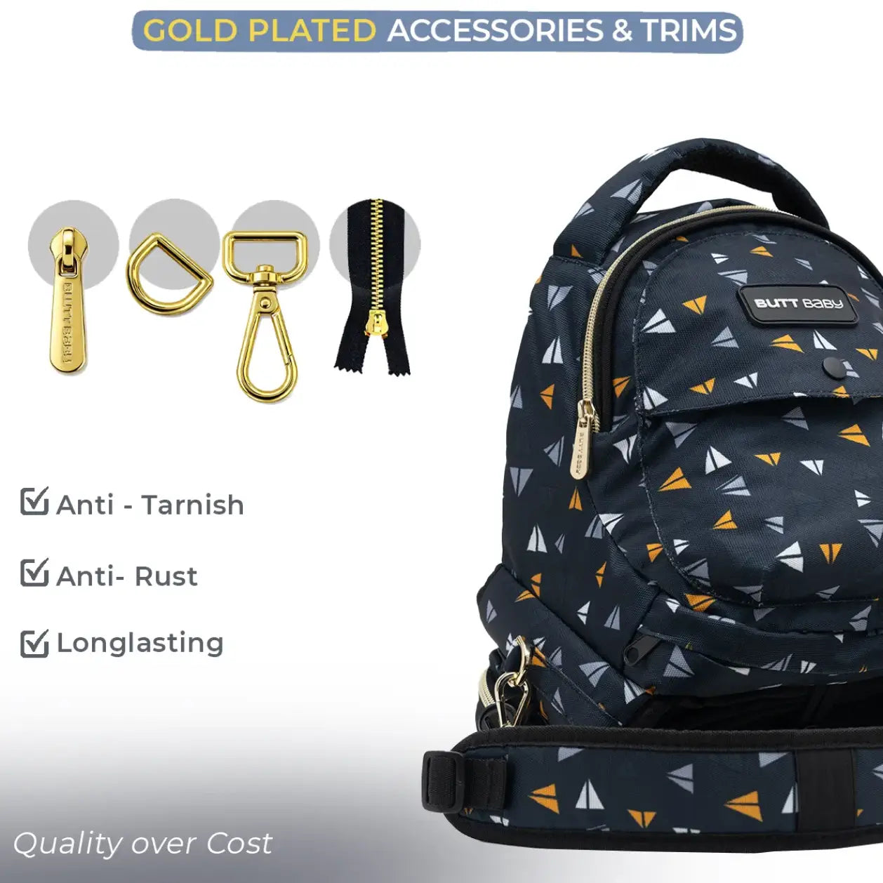 Airplanes Baby Carrier with Hip Seat