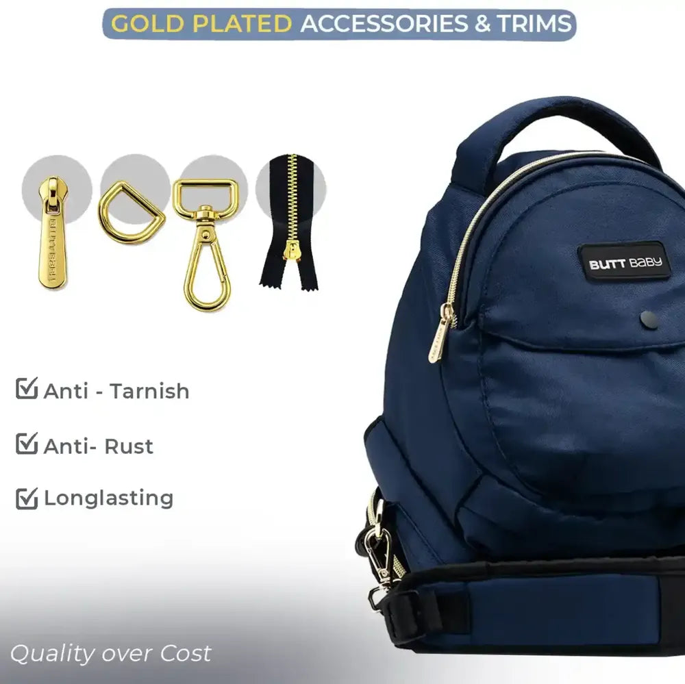 Navy Baby Carriers with Hip Seat