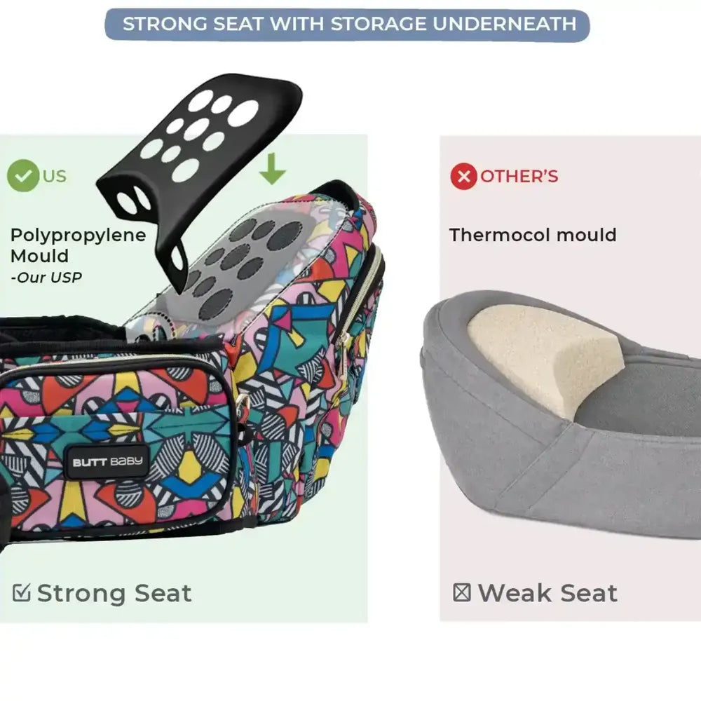 Comic Baby Carriers with Hip Seat