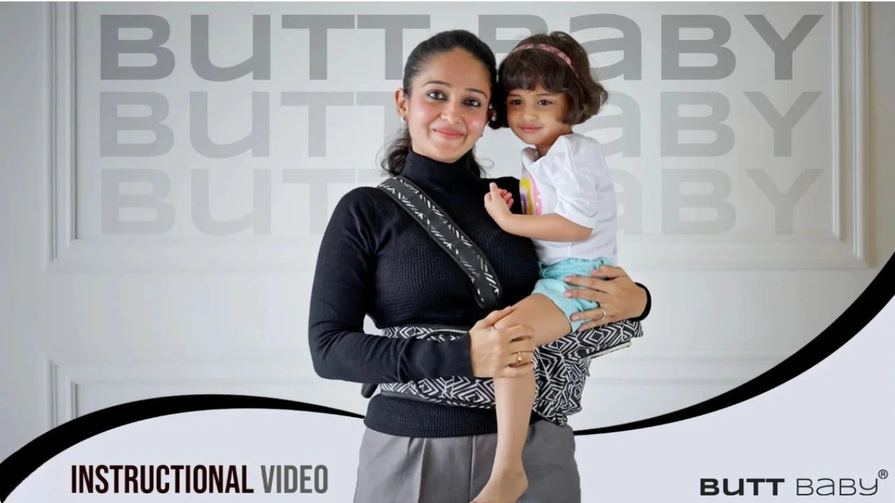 Load video: how to use baby carrier hip seat