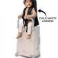 child safety harness for sit and go suitcase to secure kids safely while riding on suitcase during travel butt baby
