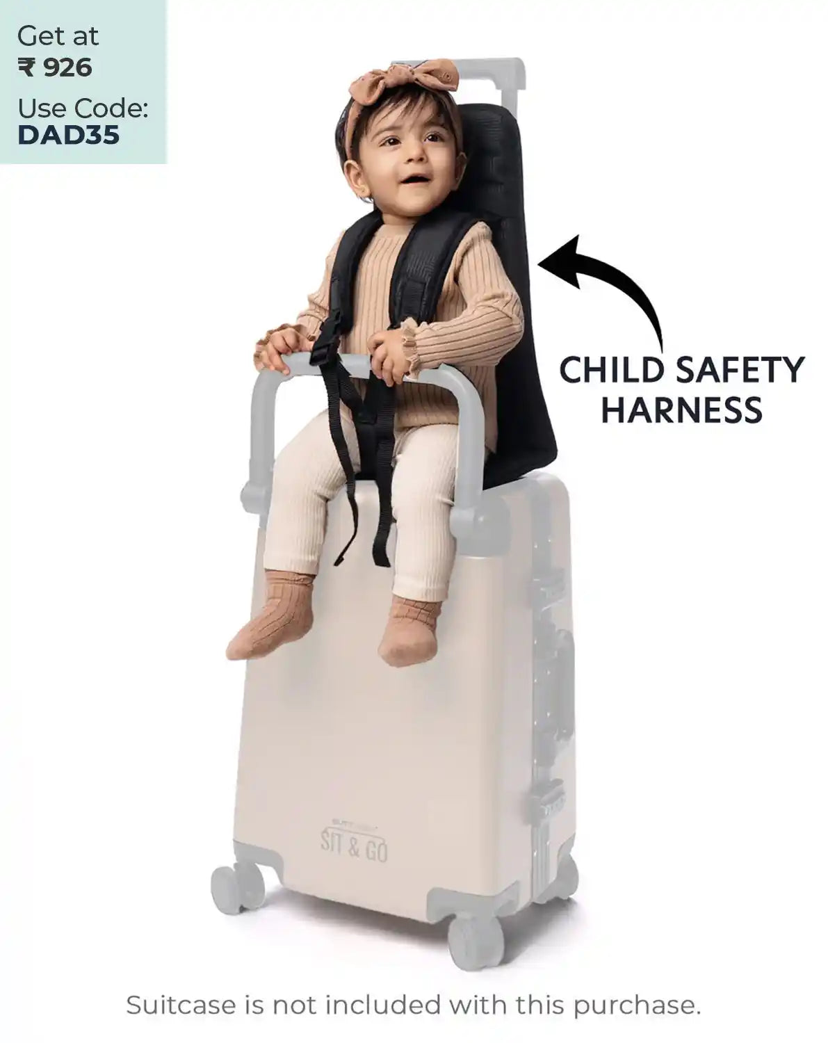 child safety harness for sit and go suitcase to secure kids safely while riding on suitcase during travel butt baby fathers day special