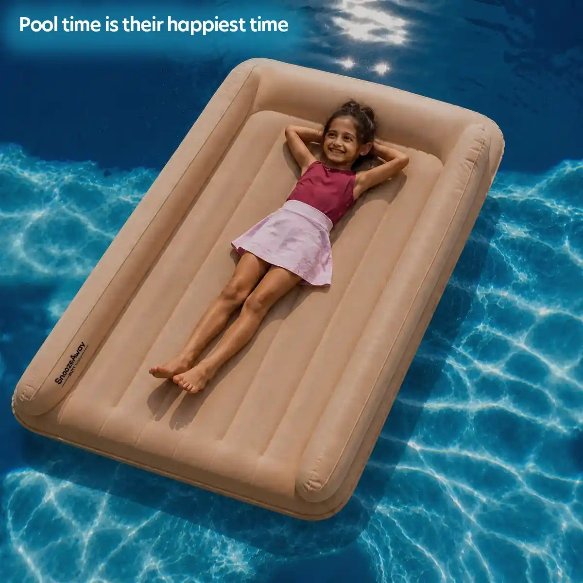 best inflatable bed for kids floating on swimming pool