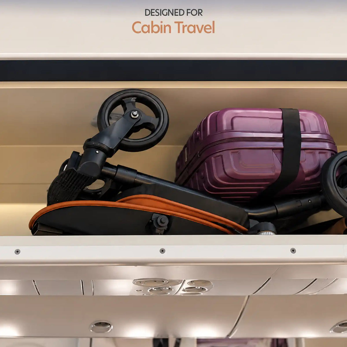 Big & Small Kids Travel Stroller to Scooter | Burnt Orange | Butt Baby Get Going®