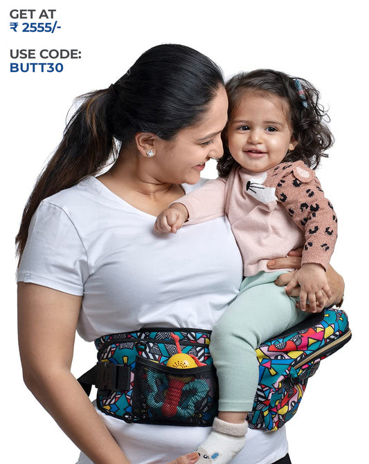 Comic Baby Carriers with Hip Seat