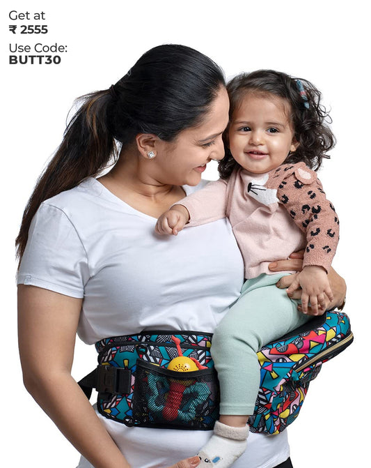 Comic Baby Carriers with Hip Seat