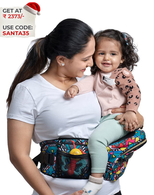 Comic Baby Carriers with Hip Seat