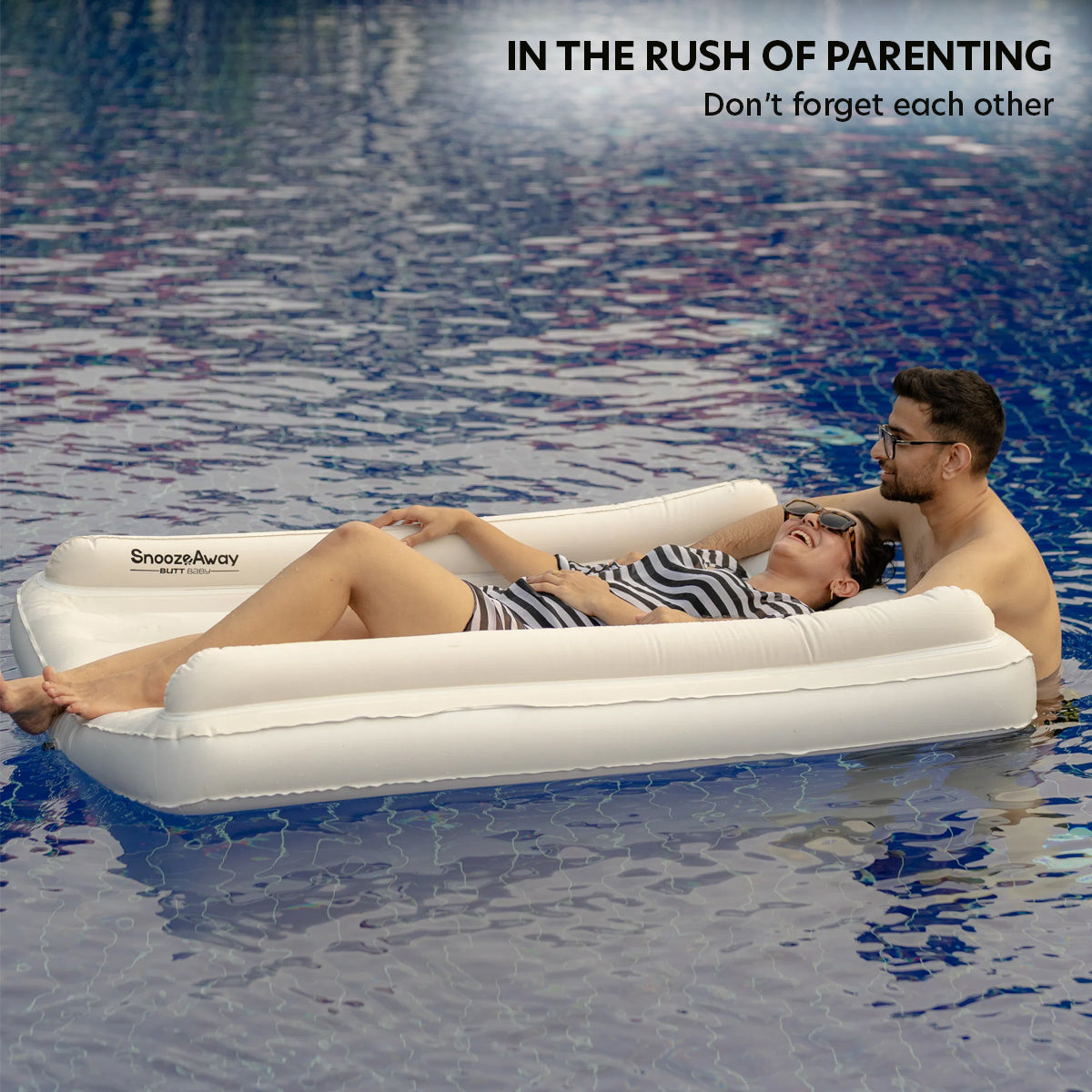 Warm Ivory Inflatable Bed