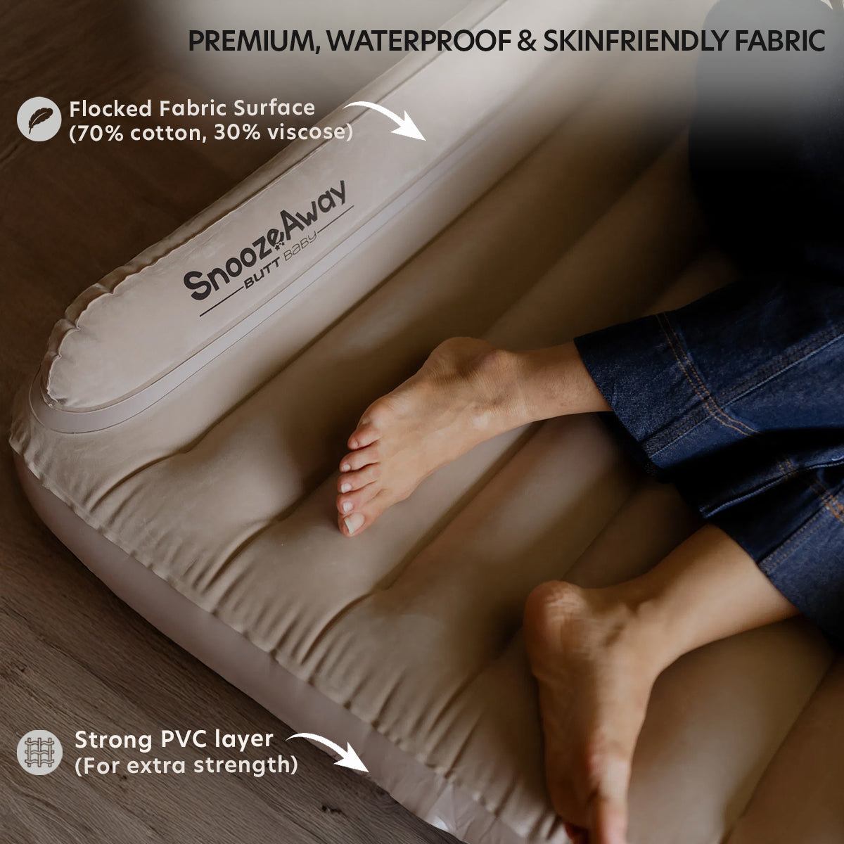 Desert Beige Inflatable Bed