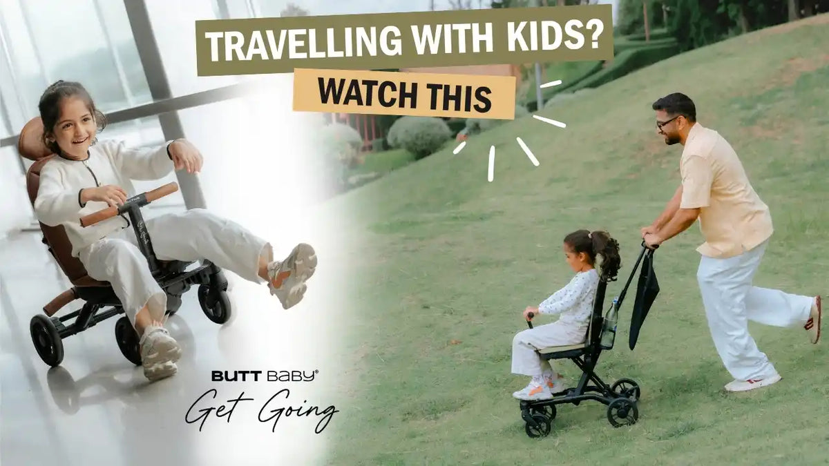 Load video: India's first stroller to scooter for big kids