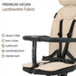 Butt Baby Get Going big kids travel stroller to scooter in ivory creme. Premium vegan leatherette fabric cruelty free, easy clean, super soft, water resistant, padded seat.