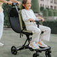 Butt Baby Get Going big kids travel stroller to scooter in forest green