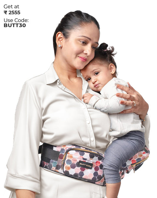 Honeycomb Baby Carrier with Hip Seat