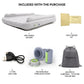 inflatable bed air mattress air bed for comfortable and portable use snoozeaway accessories