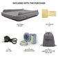 inflatable air bed mattress for comfortable and easy travel accessories