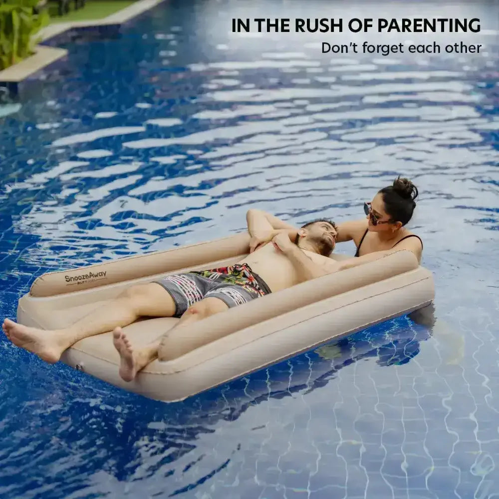 inflatable bed air mattress air bed for comfortable and portable use at swimming pool
